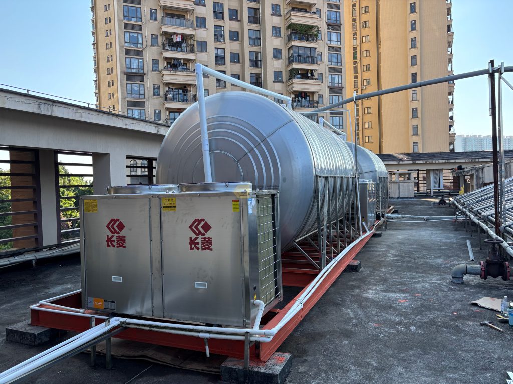 阳江正雅学校老师宿舍安装长菱空气能热水案例——20250126插图